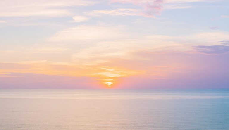 海に沈む夕日