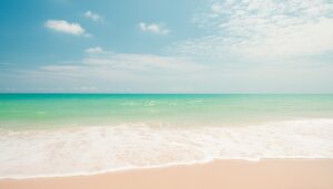 青空と海